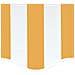Tessuto di Ricambio per Tenda da Sole Giallo e Bianco 4,5x3,5 m - Foto miniatura 2