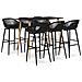 Set da Bar 7 pz Nero - Foto miniatura 1