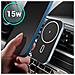 Supporto Auto Magsafe Iphone Fast Charge 15w Griglia Aerazione Nero - Foto miniatura 5