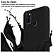 Catena Di Telefoni Cellulari Compatibile Con Samsung Galaxy M21 / M30s In Liquid Nero - Coperchio Di Protezione In Silicone Con Cordino Regolabile In Lunghezza - Foto miniatura 3