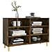 Credenza Rovere Fumo 103,5x35x70 cm in Legno Multistrato - Foto miniatura 3
