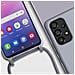 Cover Semirigida Per Samsung Galaxy A53 5g Cordino Nylon 80 Cm Viola Chiaro - Foto miniatura 3