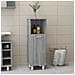 Armadietto Bagno Grigio Sonoma 30x30x95 Cm In Legno Multistrato - Foto miniatura 1