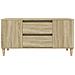 Mobile Porta Tv Rovere Sonoma 102x44,5x50 Cm Legno Multistrato - Foto miniatura 9