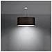 Lampadario Otto 70 Nero Sl. 0790 - Minimalista Lampadario Nero 120x70x70 Cm - Foto miniatura 3