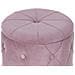 Set Di 2 Pouf Contenitore Pueblo Velluto Rosa - Foto miniatura 3