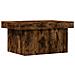 Tavolino Da Salotto Rovere Fumo 100x55x40 Cm Legno Multistrato - Foto miniatura 2
