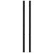 Set 2 Pali In Ferro Dario 8x8cm H. 250cm Nero Opaco - Foto miniatura 4