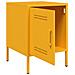 Comodini 2 Pz Giallo Senape 36x39x50,5 Cm In Acciaio - Foto miniatura 6