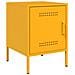 Comodini 2 Pz Giallo Senape 36x39x50,5 Cm In Acciaio - Foto miniatura 9