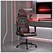 Sedia Gaming Nero e Rosso Vino in Similpelle - Foto miniatura 5