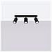 Lampada A Soffitto Karbon 3l Nero Sl. 1581 - Minimalista Lampada Da Soffitto Nero 16.5x45x6.5 Cm - Foto miniatura 2
