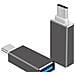 Adattatore Usb 3.1 Type C Maschio / Usb3 Femmina (grigio Siderale) - Foto miniatura 1