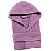 Accappatoio Con Cappuccio Spugnissima Minorca In Cotone Colore Viola Misura S - Foto miniatura 1