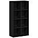 Libreria Rovere Nero 66x30x130 cm in Legno Multistrato - Foto miniatura 1