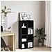Libreria Rovere Nero 66x30x130 cm in Legno Multistrato - Foto miniatura 2