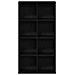 Libreria Rovere Nero 66x30x130 cm in Legno Multistrato - Foto miniatura 5