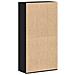 Libreria Rovere Nero 66x30x130 cm in Legno Multistrato - Foto miniatura 7
