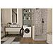 GD 410B8-S lavatrice Caricamento frontale 10 kg 1351 Giri /min Bianco - Foto miniatura 5