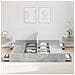 Struttura letto con contenitore Grigio cemento 180 x 200 cm - Foto miniatura 4