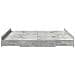 Struttura letto con contenitore Grigio cemento 180 x 200 cm - Foto miniatura 5