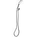 Kit Doccia Con Soffione E Flessibile Amaja Argento - Foto miniatura 2