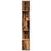 Libreria Divisorio 5Ripiani Legno Antico 70x24x161cm Truciolato - Foto miniatura 6