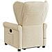 Poltrona Alzapersona Massaggiante Reclinabile Crema in Tessuto - Foto miniatura 6