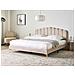Letto Velluto Sauvian 180 X 200 Cm Beige - Foto miniatura 1