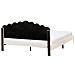 Letto Velluto Sauvian 180 X 200 Cm Beige - Foto miniatura 5