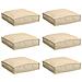 Cuscino per seduta pallet 6 pcs Beige 40 x 40 x 8 cm - Foto miniatura 1