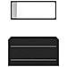 Mobile lavabo con lavandino 3 pcs Rovere nero 90 x 38.5 x 48 cm - Foto miniatura 8