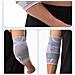Tutore Sportivo Regolabile A Compressione Per Gomito Con Imbottitura In Silicone Per Supporto E Protezione  M - Foto miniatura 2