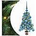 Albero di Natale con 150 LED con supporto Verde 65 cm PE - Foto miniatura 1