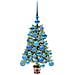 Albero di Natale con 150 LED con supporto Verde 65 cm PE - Foto miniatura 3