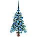 Albero di Natale con 150 LED con supporto Verde 65 cm PE - Foto miniatura 4
