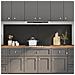 Rivestimento da Cucina 2 pcs Nero 100 x 60 cm vetro temperato - Foto miniatura 2