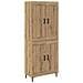 Credenza 2 pcs Rovere artigianale Legno multistrato - Foto miniatura 1