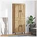 Credenza 2 pcs Rovere artigianale Legno multistrato - Foto miniatura 2