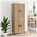 Credenza 2 pcs Rovere artigianale Legno multistrato - Foto miniatura 4