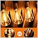Catena Luminosa Led Da 10m Con Lampadine In Plastica, Pannello Solare Da 1200mah E Display Digitale - Foto miniatura 3
