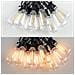 Catena Luminosa Led Da 10m Con Lampadine In Plastica, Pannello Solare Da 1200mah E Display Digitale - Foto miniatura 1
