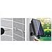 Catena Luminosa Led Da 10m Con Lampadine In Plastica, Pannello Solare Da 1200mah E Display Digitale - Foto miniatura 6