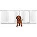 Bettacare Cancelletto Per Cani Con Parte Superiore Incurvata, 198cm - 207cm, Bianco Opaco - Foto miniatura 1