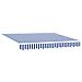 Tettuccio Elettrico Retrattile Blu e Bianco 3,5 x 2 m - Foto miniatura 3