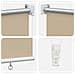 Voletta a rullo con protezione UV Beige 180 x 140 cm Poliestere - Foto miniatura 5