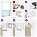 Voletta a rullo con protezione UV Beige 180 x 140 cm Poliestere - Foto miniatura 9