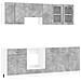 Set di mobili da cucina Lyon 8 pcs 240 x 46 x 81,5 cm - Foto miniatura 1