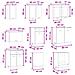 Set di mobili da cucina Lyon 8 pcs 240 x 46 x 81,5 cm - Foto miniatura 8