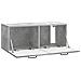 Mobile Porta TV da Muro Grigio Cemento 78,5 x 31 x 30 cm - Foto miniatura 3